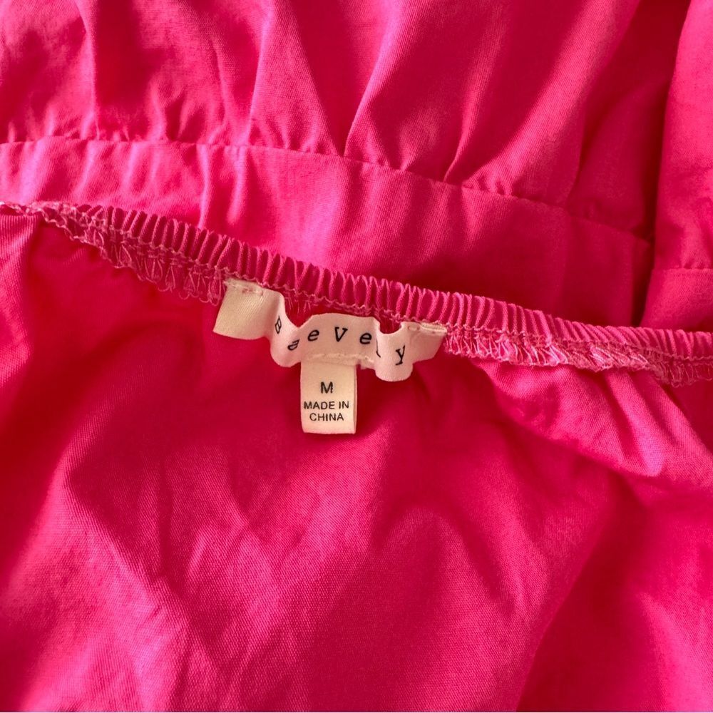 The Post Genevieve Fuchsia Mini Dress - Picture 7 of 9
